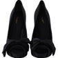 Elegant Satin Silk Open Toe Heels