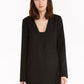 Black Polyester Women Dress