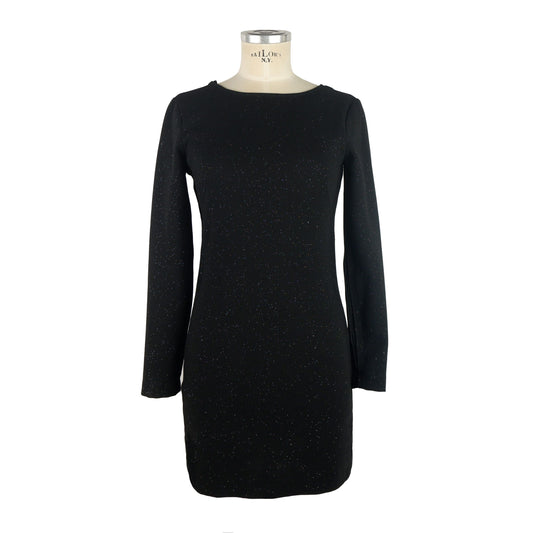 Black Polyester Women Dress