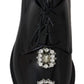 Crystal Embellished Derby Dress Shoes