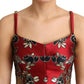 Floral Leopard Jacquard Mini Dress