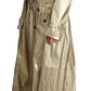 Elegant Gold Trench Coat with Double-Breasted Style