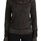 Elegant Gold and Black Lurex Pullover