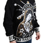 Embroidered Motive Crewneck Sweater