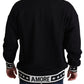 Embroidered Motive Crewneck Sweater