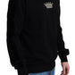 Black Cotton Crown Pullover Mens Sweater