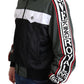 Multicolor Zip-Up Bomber Jacket