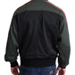 Multicolor Zip-Up Bomber Jacket