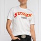 White Cotton Men T-Shirt