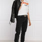 White Cotton Men T-Shirt