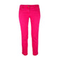 Fuchsia Cotton Women's Jeans