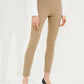 Brown Cotton Women Trouser
