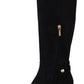 Elegant Black Suede Vally Boots