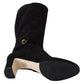 Elegant Black Suede Vally Boots
