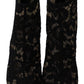 Black Taormina Lace Stiletto Booties