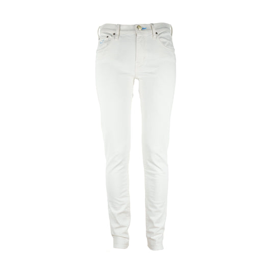 White Cotton Women's Jean