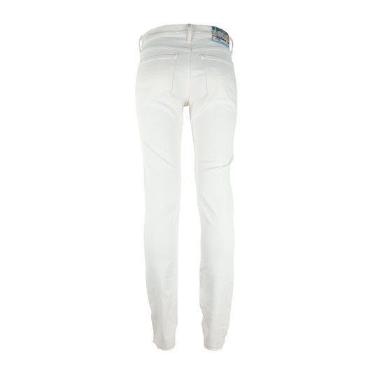 White Cotton Women's Jean