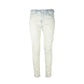 Light Blue Cotton Women Jeans