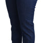 Pearl Embellished High Waist Skinny Jeans