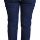 Pearl Embellished High Waist Skinny Jeans