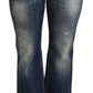 Sequin-Embellished Cropped Denim Jeans
