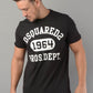Black Cotton Men T-Shirt
