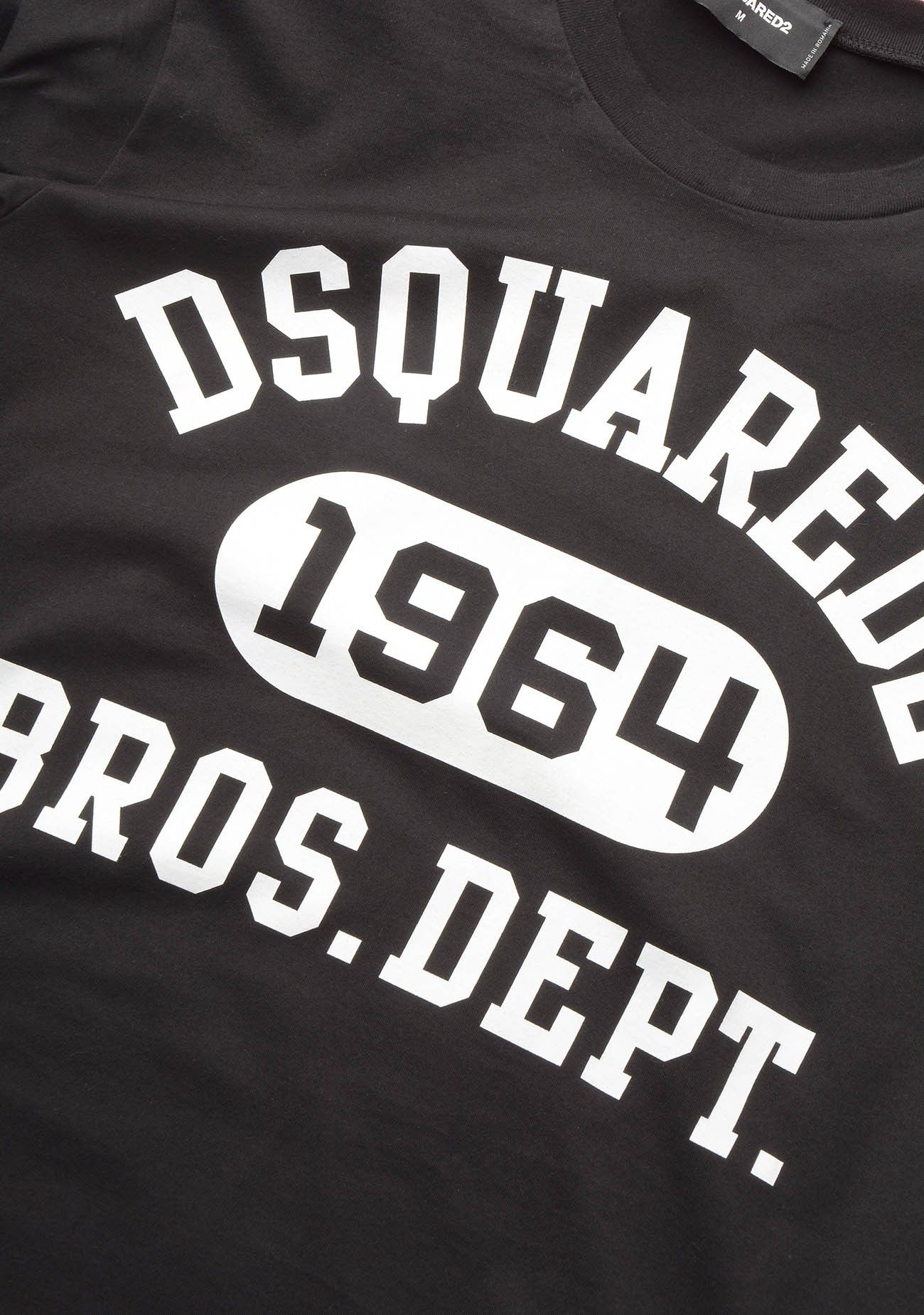 Black Cotton Men T-Shirt
