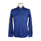 Blue Cotton Men Shirt