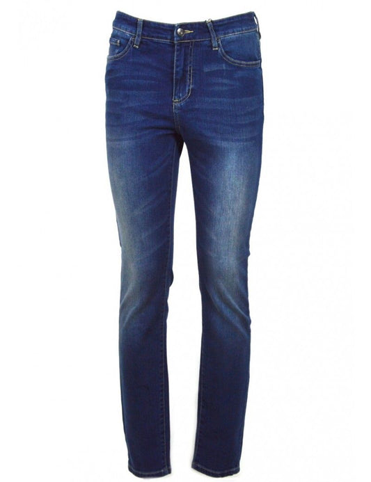 Blue Cotton Women Jean