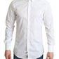 Elegant Slim Fit White Dress Shirt