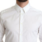 Elegant Slim Fit White Dress Shirt