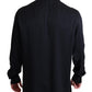 Elegant Jacquard Silk Casual Shirt