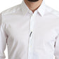 Elegant Slim Fit Gold Dress Shirt