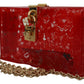 Red Taormina Lace Dolce Box Evening Clutch