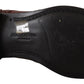 Elegant Bordeaux Leather Derby Shoes