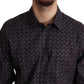Elegant Multicolor Cotton Dress Shirt