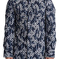 Elegant Gold Floral Cotton Casual Shirt