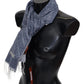 Elegant Cashmere Scarf with Signature Pattern