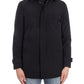 Black Polyester Men Jacket