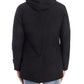 Black Polyester Men Jacket