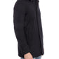 Black Polyester Men Jacket