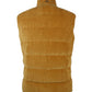 Elegant Beige Goose Down Vest - Smooth Zip Closure