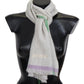 Multicolor Cashmere Line Pattern Scarf