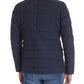 Blue Polyester Men Jacket