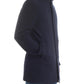 Blue Virgin Wool Men Jacket