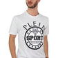 White Cotton Men T-Shirt