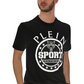 Sleek Embossed Logo Cotton Tee for Men