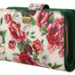 Multicolor Floral Leather Continental Wallet