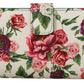 Multicolor Floral Leather Continental Wallet