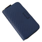 Chic Zip-Around Leather Wallet in Blue